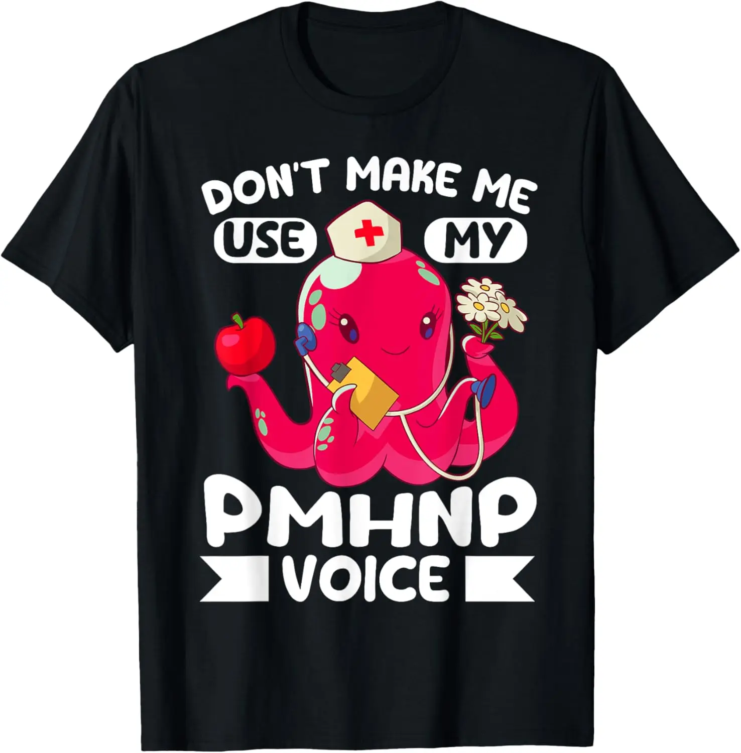 100% Cotton PMHNP Nurse, Psych Care For Mental Health, Psychatric Nurse T-Shirt
