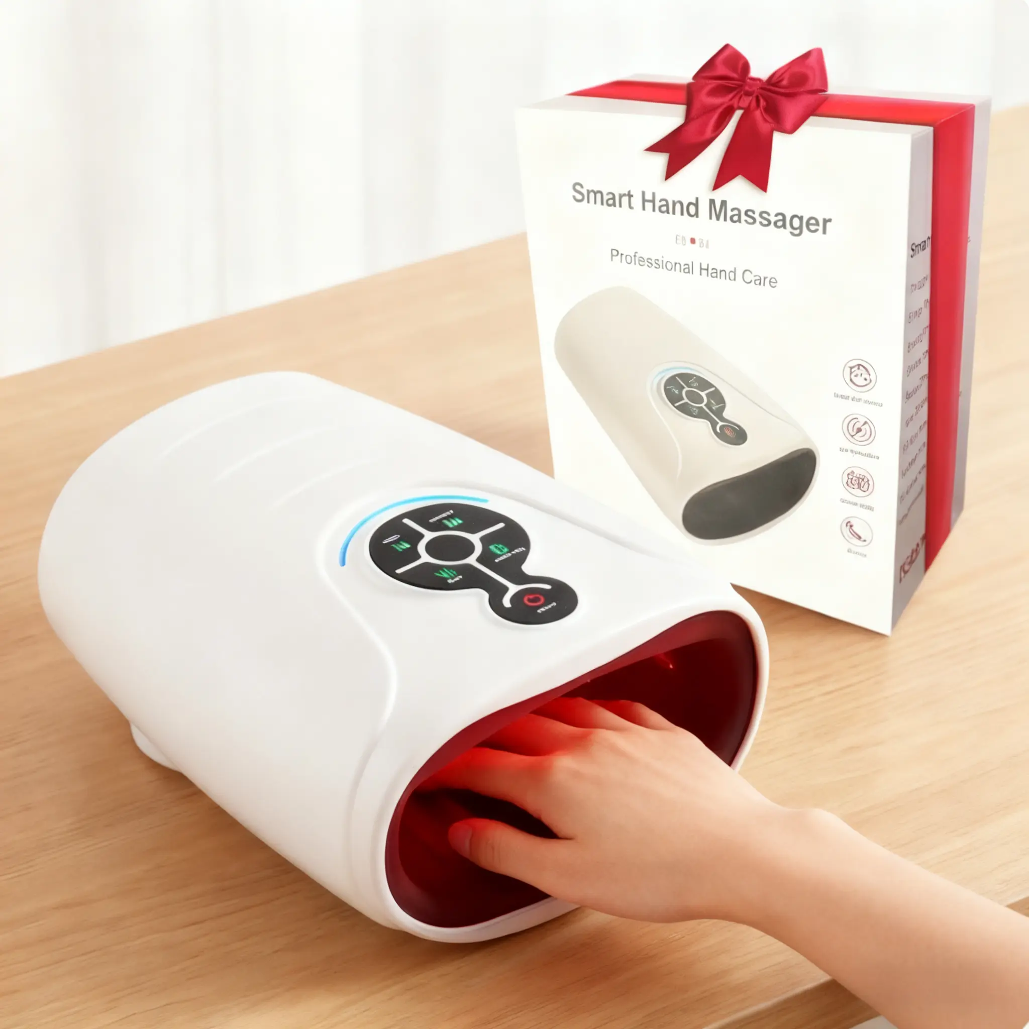 AERLANG Hand Massager, Mother's Day Gifts for Mom Birthday Gifts for Women Hand Massage Machine with Heat and Compression Cordless Electric Hand Massager for Soothing Relief of Arthritis and Carpal Tunnel Discomfort