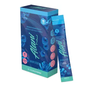Alani Nu BREEZEBERRY Energy Sticks | Energy Drink Powder | 200mg Caffeine | Pre Workout Performance with Antioxidants | On-The-Go Drink Mix | Biotin, B Vitamins | Zero Sugar | 5 Calories | 10 Pack