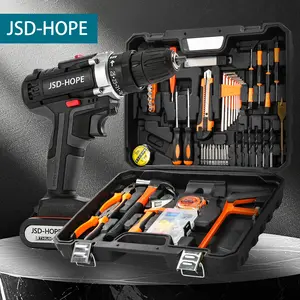 1 Set, Cordless Impact Drill/Driver 48VF Kit, High Power Li-Ion Battery Rechargeable Drill w/Charger & Battery, US Plug impact driver