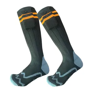fashion sock Smart Heating Socks with Thermostat Control USB Rechargeable Battery for Skiing Camping Hiking Winter Use Heated Electric