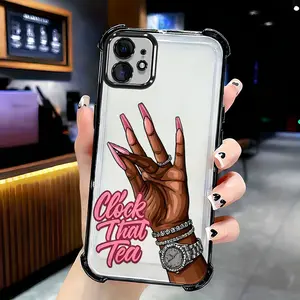 English Clock That TeaDesign iphone11  Anti-fall airbag case with reinforced corners making it the perfect New Year strong protection Easter drop protection This phone case is scratch-resistant and durable full coverage