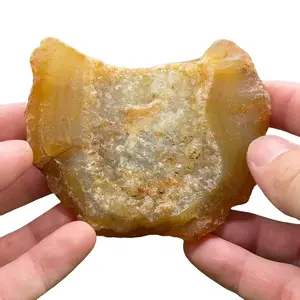 Oregon Carnelian Agate with Druzy Crystals