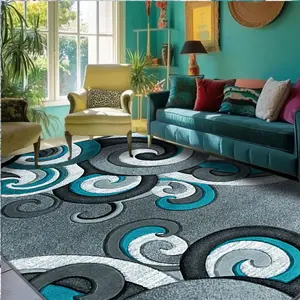 Soft and comfortable printed carpet, home decorative carpet, large living room carpet, sofa cushion, entrance mat, coffee table mat, bedroom carpet, bedside rug, Modern Abstract Rug, suitable for various scenarios such as shopping malls, cafes