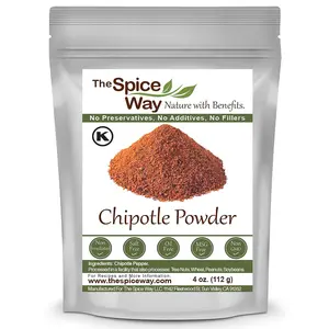 The Spice Way Ground Chipotle Powder | Great on Rubs, Salsa, Shakshuka, Meat, and Every Dish You Feel Needs a Kick/Flavor