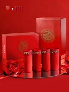 New 4 Pack Holiday High-End Gift Box Men's Underwear, High Elasticity Comfort Soft Breathable Seamless Trendy Casual Four Corner Briefs