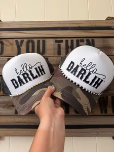 Hello Darlin' Camo Trucker Hat