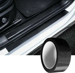 Upgraded Carbon Fiber Wrap,Door Sill Protector, Car Door Protector Edge Guards,Vinyl Wrap,Paint Prrs,Truck,SUV,Motorcycle otection Film for Car Car Decals Car Door Trim Sticker Car Accessories Women