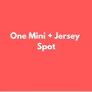 One Spot For A Divisional Jersey or Mini Helmet