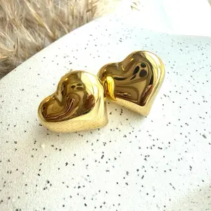 Stainless steel Heart Shape earrings