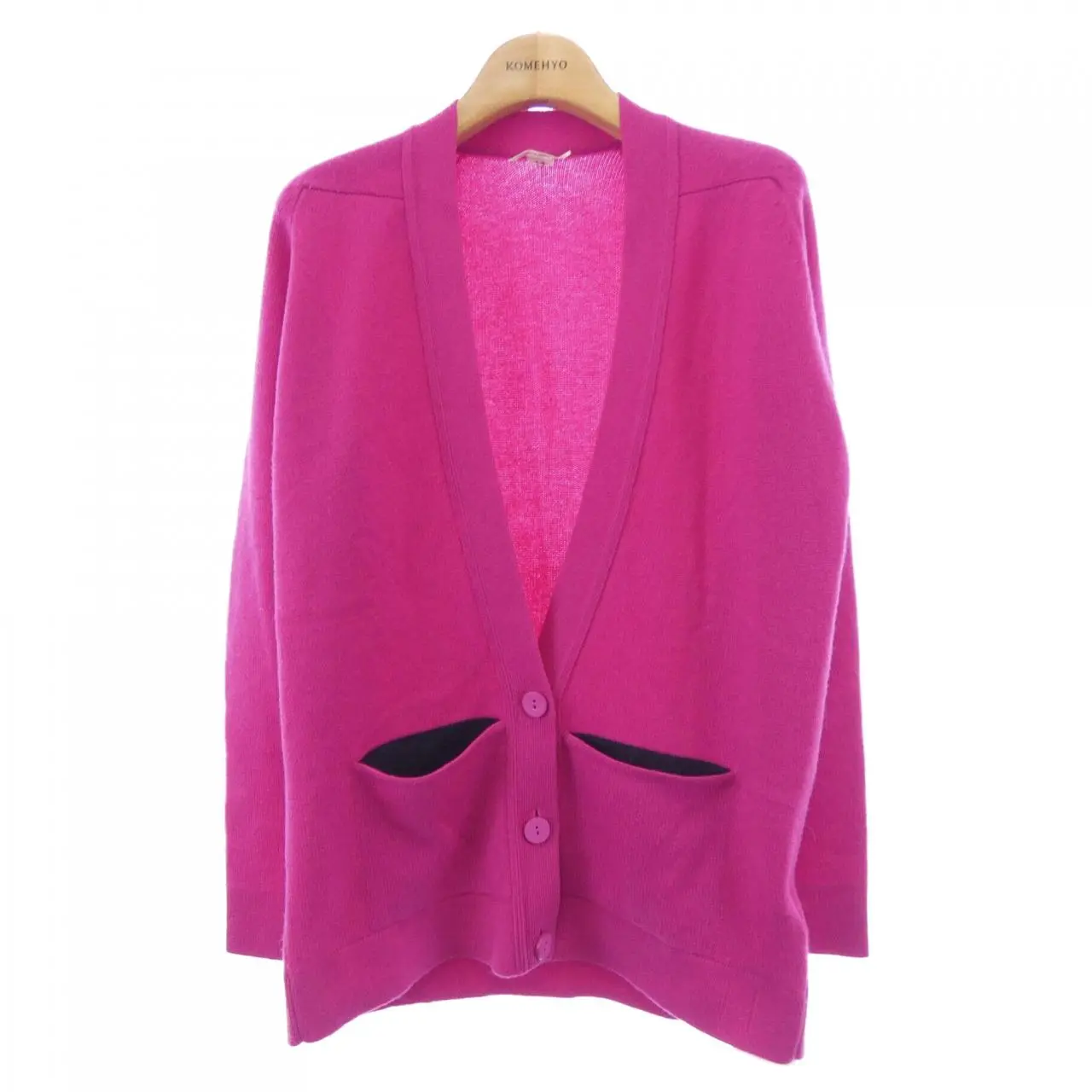 Pre-owned HERMÈS Cashmere Small Leather Goods Hermes Cardigan