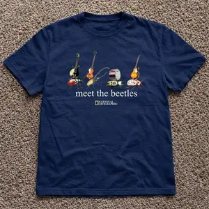 National Geographic Meet The Beetles navy T-shirt