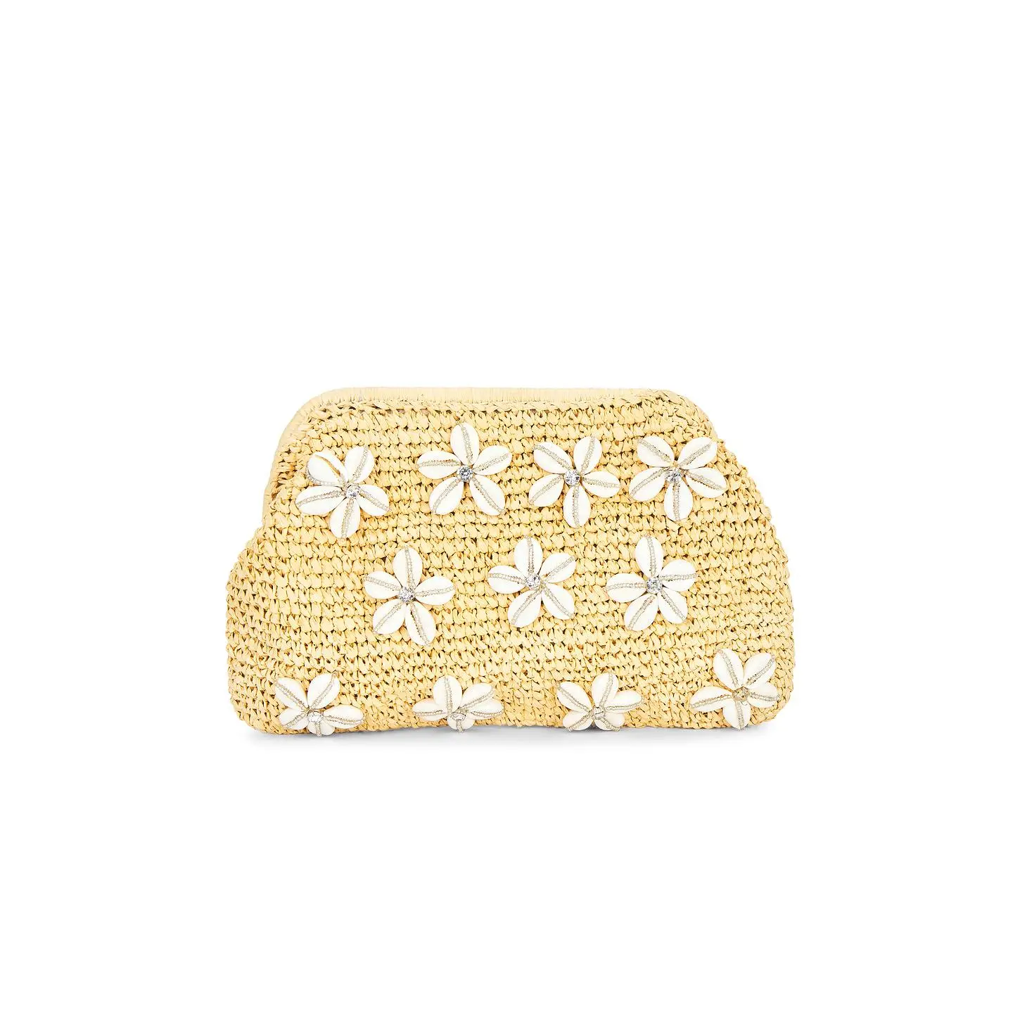 BTB Los Angeles Bloom Clutch in Natural