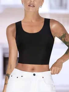 Shaping Cami Tank For Women – Seamless Tummy Control Shapewear Top