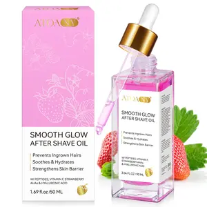 1/2/3/4 boxes of ATOANY Women's Aftershave Oil Strawberry 90ml, Soothing Post-Shaving Stimulation, Deep Hydration, Lightweight Oil Texture, Quick Absorption, All Skin Types