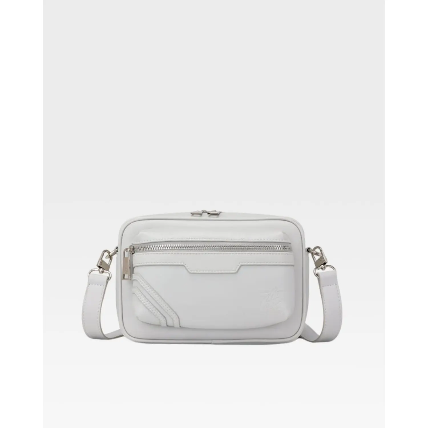 Multiway Trunk Crossbody Bag in Grey