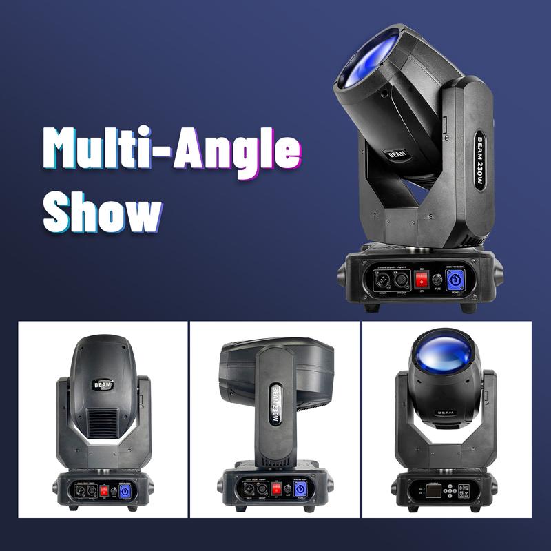PAIDUN 230W 7R Beam LED RGBW Moving Head Light DMX512 Rainbow Effect DJ Disco Bar KTV Party Show Stage Lighting