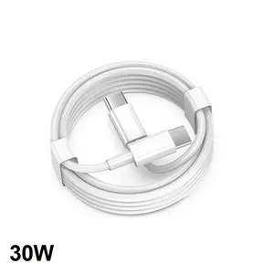 PD 30W Type USB C to C Fast Charging Cable, Mobile Phone Charging Cable, Compatible with Android Smart Phone & Tablet PC