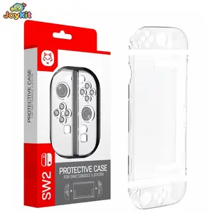 Latest Switch2 Host Protective Case, Sw2pc Detachable Crystal Design, Joy Con Design, Ultra-Thin Hollow Out Tpu Cover, Switch Accessories, Perfect Gift for Boyfriend & Girlfriend