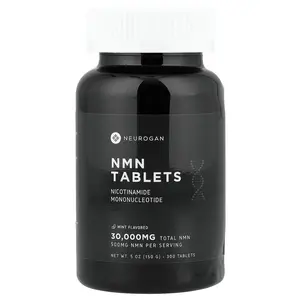 Neurogan Health NMN, Mint, 300 Tablets (100 mg per Tablet)