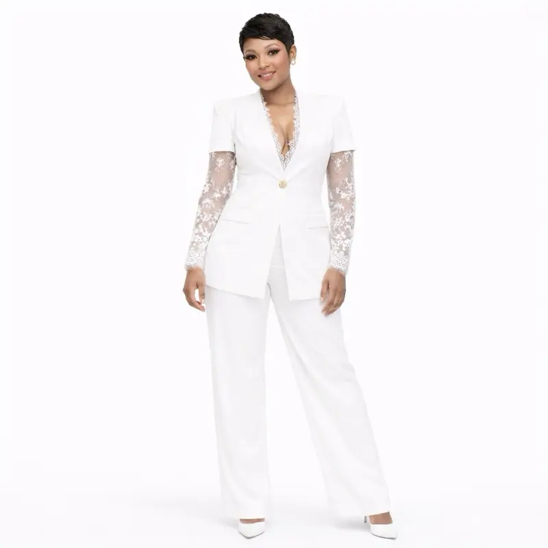 Ivory Grace Lace Suit Set