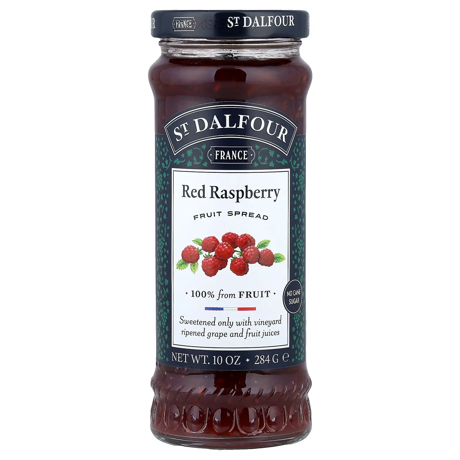 St. Dalfour Fruit Spread, Red Raspberry, 10 oz (284 g)