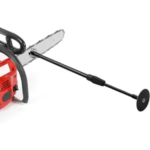 Adjustable Firewood Measuring Tool, Freely Adjust between 16'' and 26'', Firewood Gauge Attaches to Chainsaw Bar to Measure Firewood Length