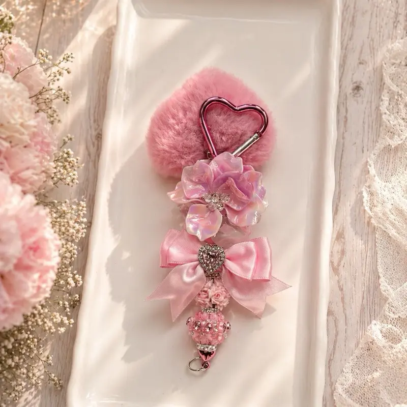 LIVE CLAIM ONLY  Fancy Large Keychain with Topper