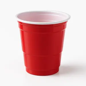 Red Plastic Shot Glasses - 1.5 oz, 30-Pack
