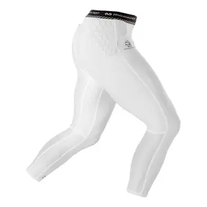 MCDAVID HEX® Basketball Compression ¾ Tight with Hip & Tailbone Pads - Machine Washable, 9mm Technology, hDc® Moisture Management, Enhanced Performance Features