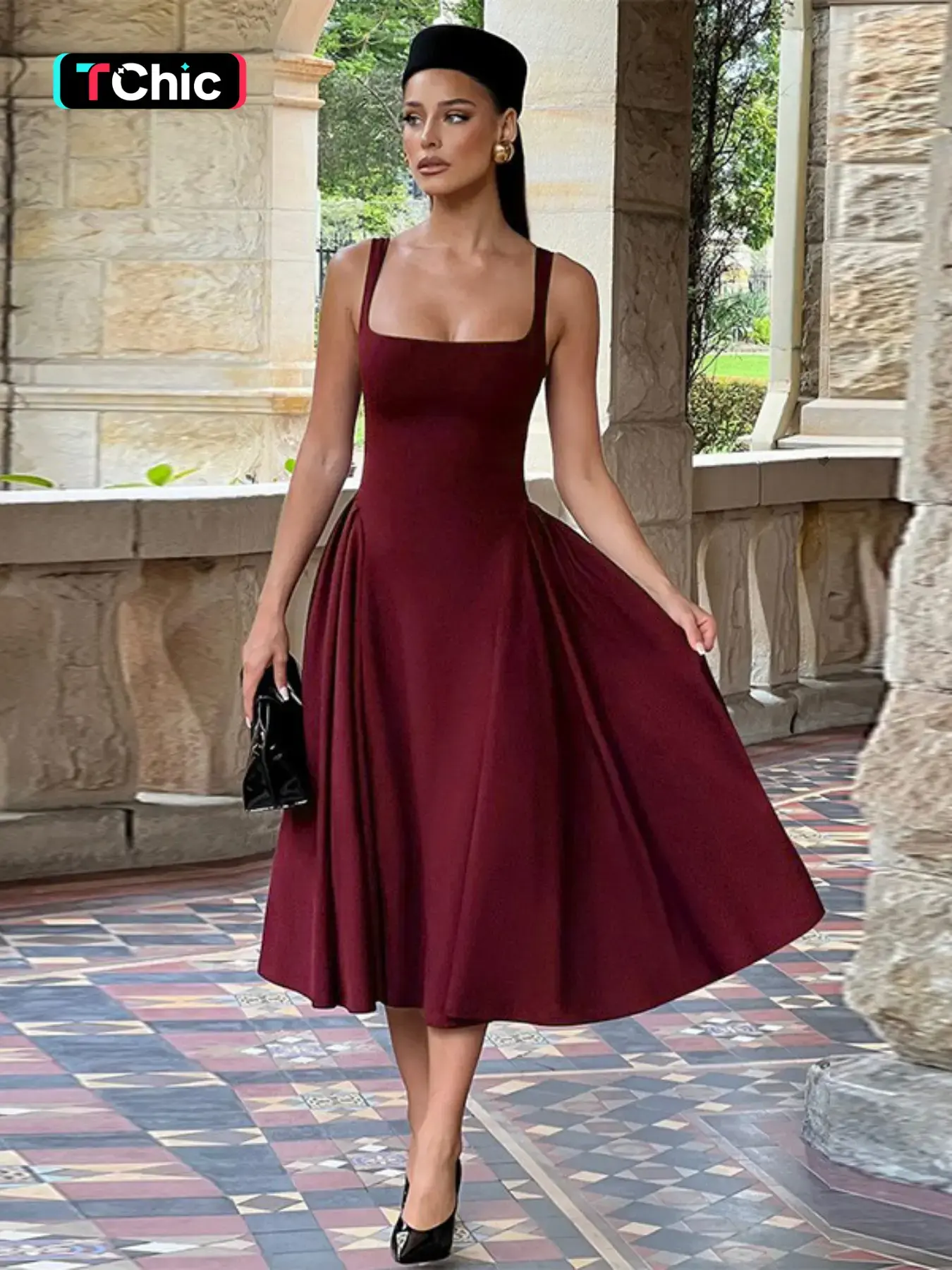 Women's Solid Color Dress, Elegant Classy Flattering Fashion Casual Dress for Daily Outdoor Wear, Women Dress for Summer - TikTok Shop Women's Solid Color Dress, Elegant Classy Flattering Fashion Casual Dress for Daily Outdoor Wear, Women Dress for Summer - TikTok Shop