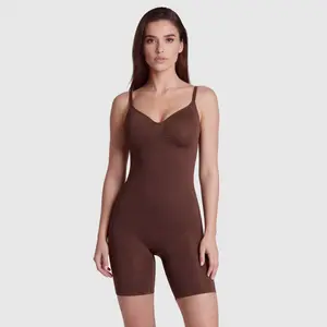 Shevee Shapewear for Women Tummy Control Mid Thigh Bodysuit Seamless Body Shaper Smooth Fit Butt Lifter Breathable Comfortable Womenswear Springtok