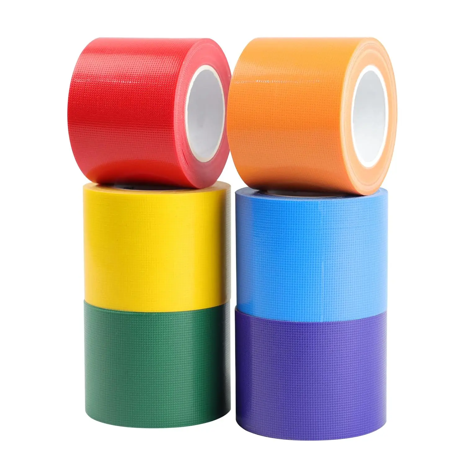 Rainbow Colored Duct Tape10yard x 2inch Heavy Duty Rainbow  Colored Tape  & -Resistant for Crafts, Repairs, DIY Projects,  & Outdoor Use