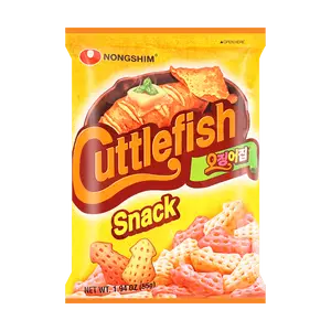 Nongshim Korean Snack Squid Seaweed Crisps 55g - Savory Seafood Flavor