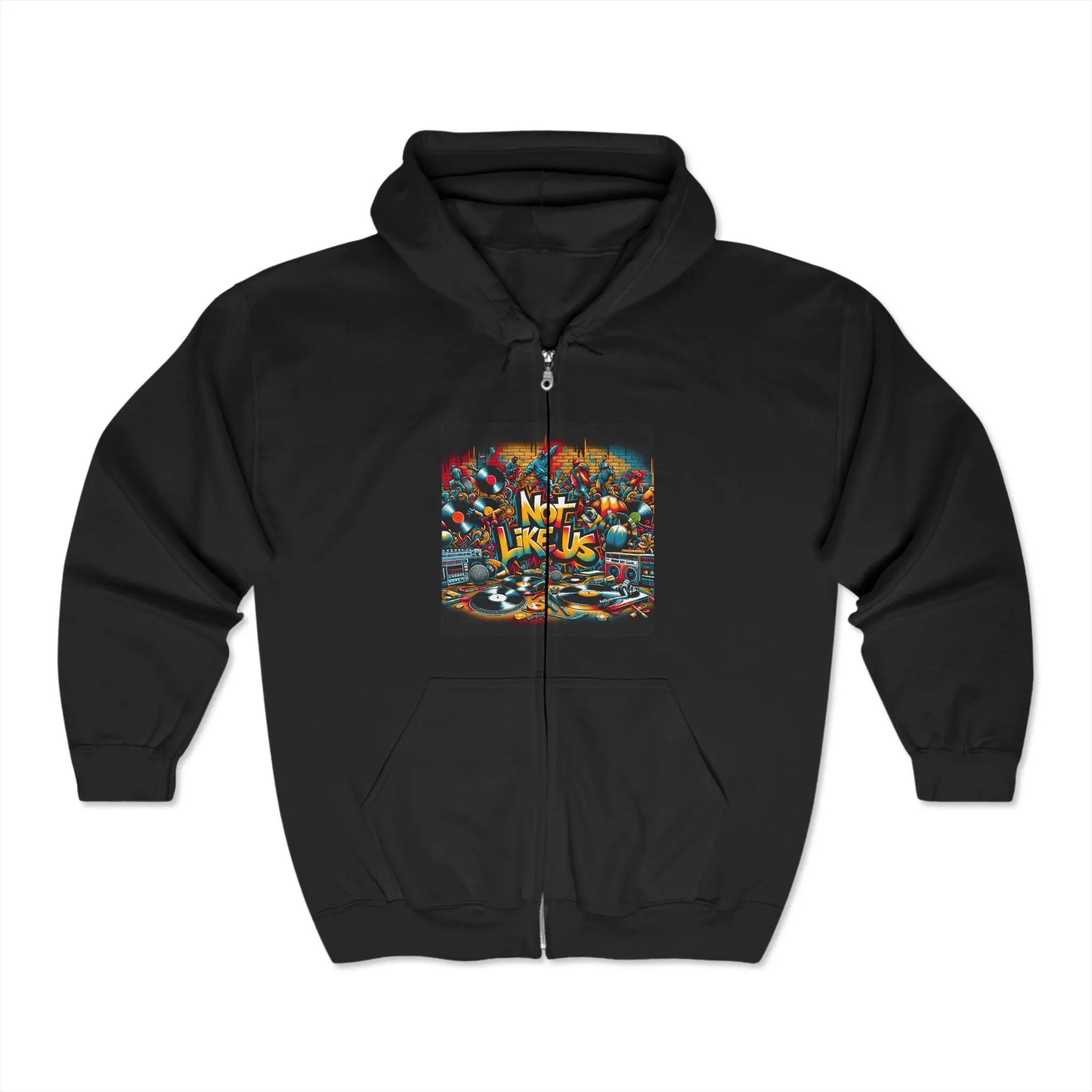 Not Like Us Zip Hoodie, Unisex Hoodie, Colorful Graphic Sweatshirt, Gift for Music Lovers, Cozy Outerwear for All Occasions Men's Kangaroo men hoodies clothing streetwear pullover sport fan weeknd hoodie ends outfits