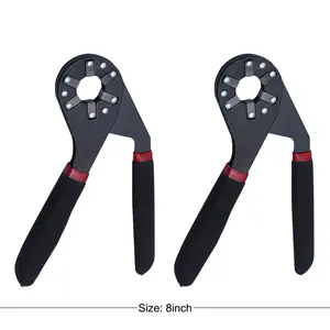 Adjustable Hex Wrench Magic Tool — High Carbon Steel Self Adjusting Torque Wrench with Flexible Head, Multi Functional Hand Tool for Electricians Mechanics Plumbing and DIY Repair