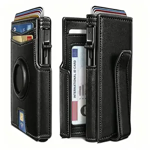 Men'S Slim Bifold Wallet - RFID Blocking Wallet with Credit Card Slots, Bill Compartment & ID Window, Minimalist Design, Ideal Gift for Father'S Day & Thanksgiving