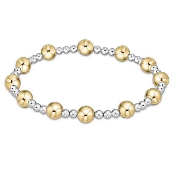 Enewton Classic Sincerity Pattern  Bracelet 6mm Mixed Metal