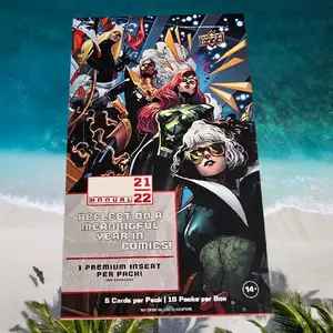 21-22 Annual Trading Card - Reflect on a Meaningful Year in Comics with 1 Premium Insert per Pack - 5 Cards per Pack