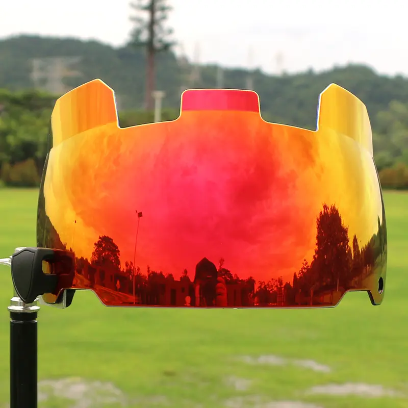Football Visor, visor for helmet football，football accessories，football gear，REVO chrome color process,Flat Lens Technology,Anti-glare and UV protection,Fits Youth and Adult Football Helmets