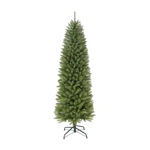 Puleo 6.5' Pencil Fraser Fir Christmas Tree wit h Stand