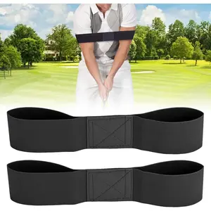 2 count Golf Swing Trainer Aid Swing Correcting Arm Band, Golf Swing  Aid, Black