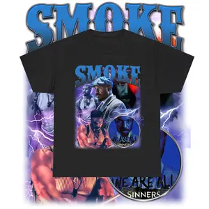 Smoke Sinners Bootleg Shirt, Sinners Movies Shirt, Graphic Movies Tee, Fashion Cotton, Full Colors, Full Sizes, For Men, For Women