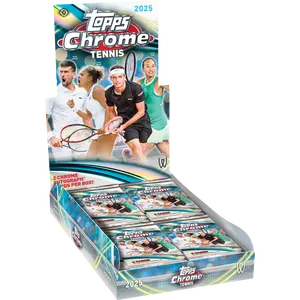 2025 Topps Chrome Tennis Hobby Box