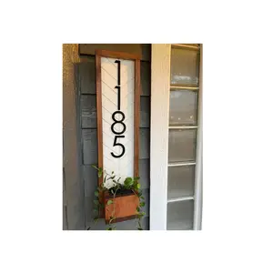 Fairview Vertical Address Planter, House Number, House Number Sign, Address Sign, Address Plaque Personalized Numbers, Housewarming Gift