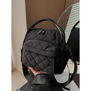 Women's Plaid Embroidery Handbag Small Bag, Cute Casual Crossbody Bag, Large Capacity Simple Shoulder Bag, Daily Commute Use