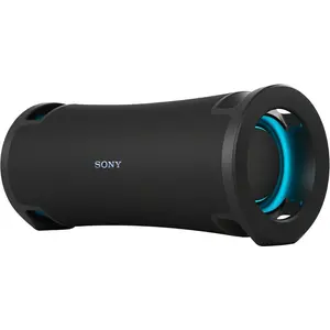 Refurbished - Sony ULT Field 7 Wireless Bluetooth Party Speaker, IP67 Waterproof, Powerful Bass, 30h Battery, Karaoke, Comfortable Handle, and Colorful Lights (SRSULT70), Black