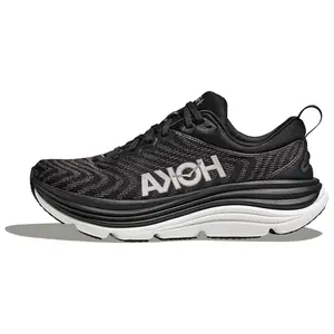 HOKA ONE ONE Gaviota 5 Men's Low-Top Running Shoes with Round Toe Comfort, Versatile Style, Slip-Resistant and Durable Design in Black Trending Shoes, House White Official Shoes to Get / Maison Mihara