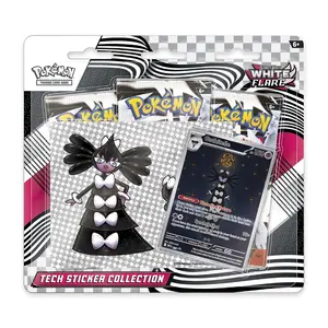 Scarlet & Violet White Flare Tech Sticker Collection (Includes 3 booter packs)
