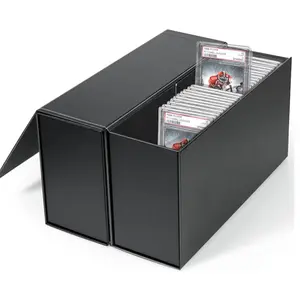 PSA Graded Card Storage Box, PSA Graded Card Storage Holder Container Trading cards Boxes - 2 Pack